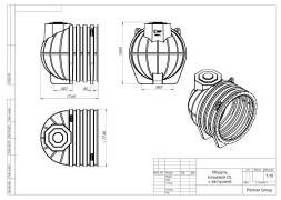 Модуль концевой DL подземный с заглушкой
