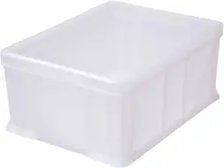 Ящик пластиковый сплошной, 400×300×180 мм, 16.6 л, красный [702.03.02]