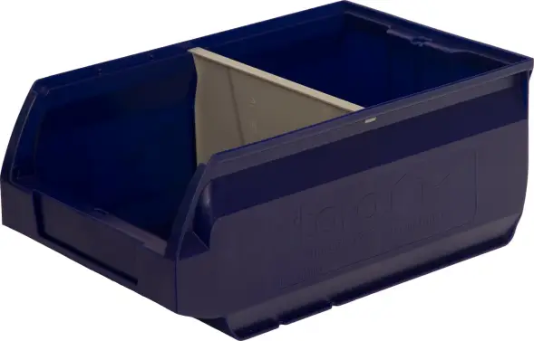 Ящик (лоток) пластиковый сплошной, 350x230x150 мм, 12.08 л, красный [5003]