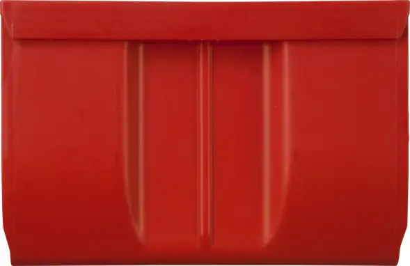 Ящик (лоток) пластиковый сплошной, 350x230x150 мм, 12.08 л, красный [5003]