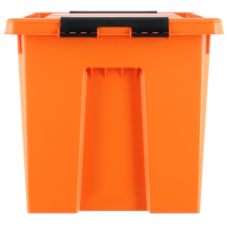 Контейнер с крышкой и клипсами Rox Box Original, 70 л, 580x390x360 мм, оранжевый [070-00.12]