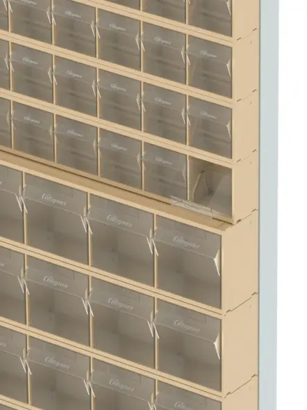 Стойка бежевая настенная Стелла-техник 402-06-05-00-B