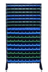 Стеллаж с пластиковыми ящиками 1801-7/9/0 Z-S