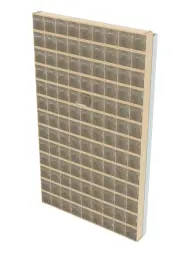 Стойка бежевая настенная Стелла-техник 402-13-00-00-B