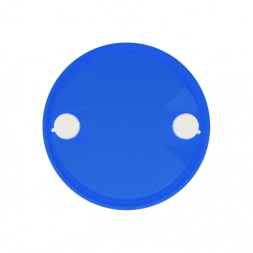 Бочка пластиковая с крышкой и двумя пробками L-Ring Plus, 227 л, синий [БП227.03/04]