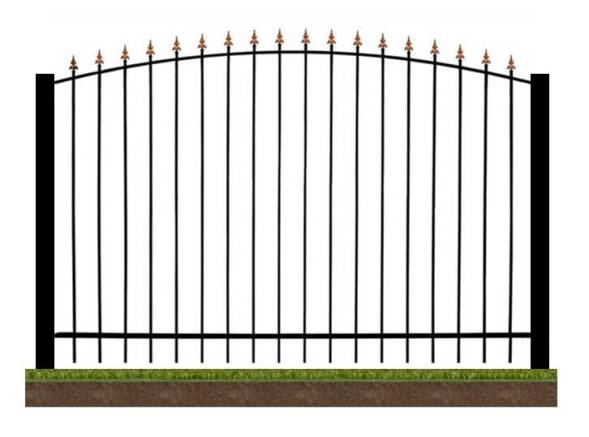 Забор металлический сварной секционный СЗ-19, 1 м²