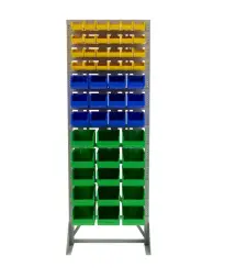 Стойка Стелла-техник односторонняя D1-04-03-05 с ящиками, 2020х735 мм