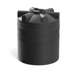 Емкость (резервуар) пластиковая вертикальная с крышкой, 1000 л, черный [TV1000S1]