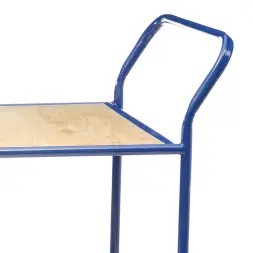 Тележка платформенная Стелла-техник КП-2-Ф-5-8-150-И, 2-х ярусная, 500х800 мм