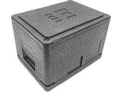 Термобокс пенополипропиленовый с крышкой STP Normal, 400х300х270 мм, 18 л, 40 кг/м3