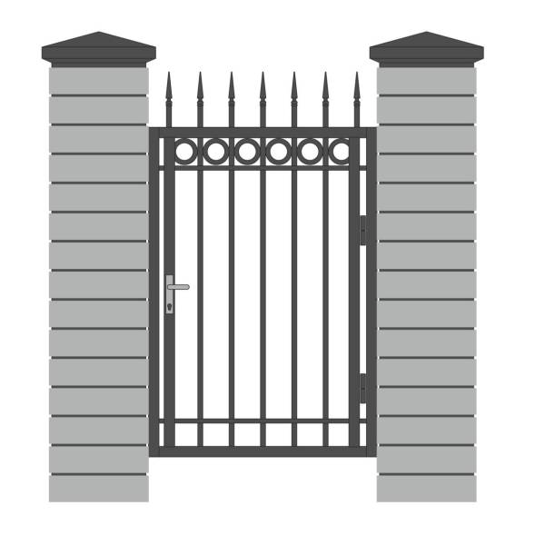 Кованая металлическая калитка МК9