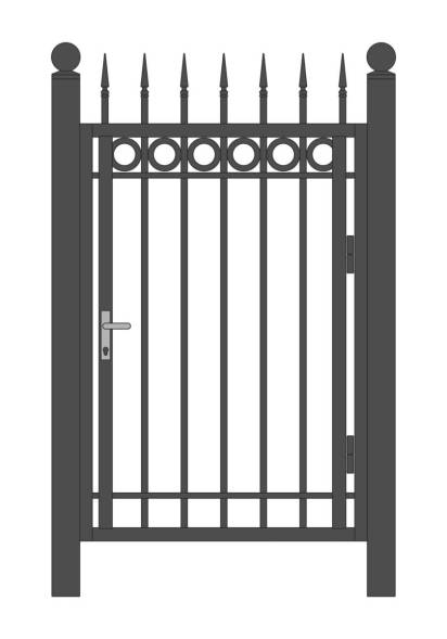 Кованая металлическая калитка МК9