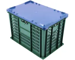 Пластиковый ящик 600х400х410 перфорированный