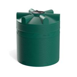 Емкость (резервуар) пластиковая вертикальная с крышкой, 3000 л, зеленый [TV3000S2]