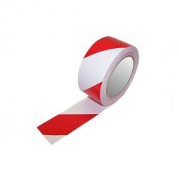 Лента оградительная (красно-белая)