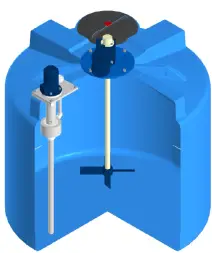 Насос Магна 24 вертикальный полупогружной