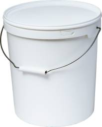 Ведро пластиковое с крышкой, 15 л [4117]