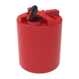 Емкость пластиковая для хранения удобрений (КАС/ЖКУ) ЭКОПРОМ T с откидной крышкой, 3000 л, красный [4013.3000.101.000]