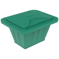 Ванна пластиковая пищевая с крышкой К, 200 л, HDPE, зеленый [121207.0200.401.000]