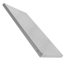 Полка металлическая для стеллажей Практик MS U 100х40, 1000x400 мм, серебристый [S24799303258]