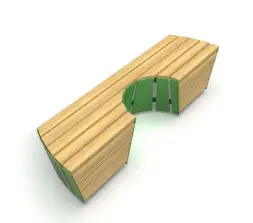 Модульная скамейка «Экополис-1»