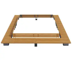 Скамейка стальная вокруг дерева «Stand»