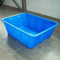 Ванна пластиковая пищевая KN, 600 л, 1.0 г/см³, HDPE, синий [1182.0600.601.000]