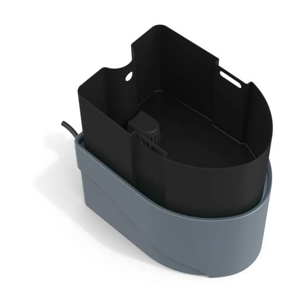 Торфяной биотуалет «РОСА» серого цвета