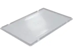 Крышка для пластикового евроконтейнера KLT, 600х400 мм, серый [501 KLT]