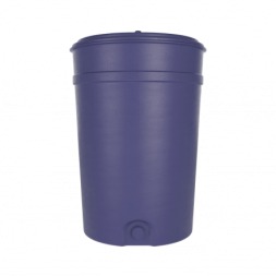 Бочка пластиковая пищевая с крышкой, 205 л, фиолетовый [БП205/04]