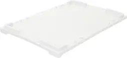 Крышка пластиковая морозостойкая для ящика, 600х400 мм, белый [503]