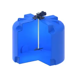 Емкость TR 4500 синий с лопастной мешалкой