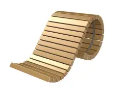 Парковый шезлонг «Ракушка»