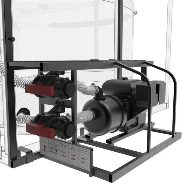 Комплекс насосный 817л/мин для КАС BО2 G2