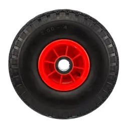 Колесо Стелла-техник 1120-255-3 диаметр 260мм, вспененный полиуретан, игольчатый подшипник под ось 25мм, грузоподъемность 70кг