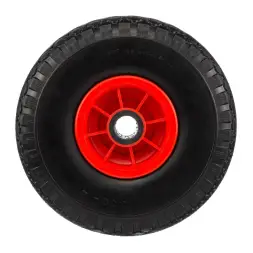 Колесо Стелла-техник 1120-255-3 диаметр 260мм, вспененный полиуретан, игольчатый подшипник под ось 25мм, грузоподъемность 70кг