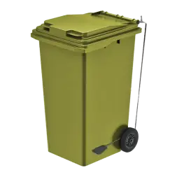 Мусорный контейнер 240л. на 2 колесах с педалью