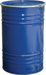 Бочка металлическая с крышкой и внутренним покрытием RDL-50, 210 л, синий [БСЗ 210о RDL (СТ)]