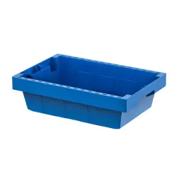 Контейнер пластиковый вкладываемый INSTORE, 490х330х140 мм, синий [KV 5314[