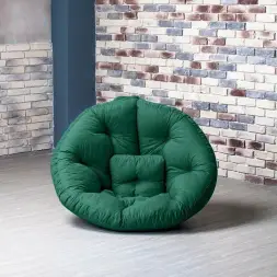 Кресло Оустер Бостон XL темно-зелёный