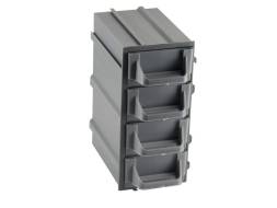 Контейнер (бокс) пластиковый для хранения мелочей К5-П1, серый