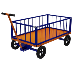Тележка с поворотной ручкой и бортами ТПОБ 5 Т [16429]