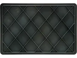 Ящик пластиковый сплошной, 600×400×120 мм, 22 л, серый [704.03.02 М]