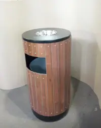 Урна-пепельница Wood Лайт, с пепельницей, 47 л