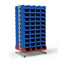 Стеллаж двусторонний №109 (1835х950х760)