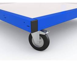 Стойка (секция) для хранения мобильная на колесах ДВК SORTEX 1075-M Base, синий [КГ030367]