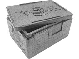 Термобокс пенополипропиленовый с крышкой STP Light, 400х300х220 мм, 14 л, 30 кг/м3