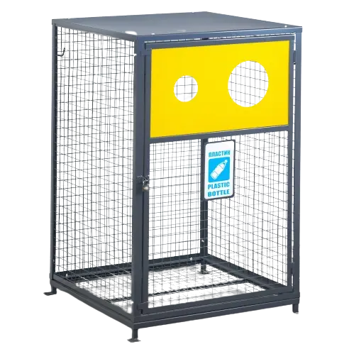 Контейнер сетчатый КС для пластика КС-2000, 1000х1000х2000 мм