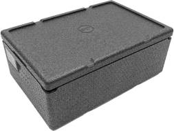 Термобокс пенополипропиленовый с крышкой STP Normal N, 600х400х240 мм, 32 л, 40 кг/м3