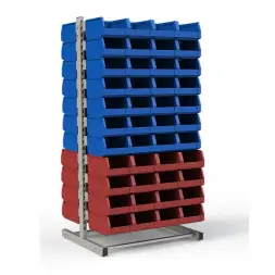 Стеллаж двусторонний №112 (1835х950х760)